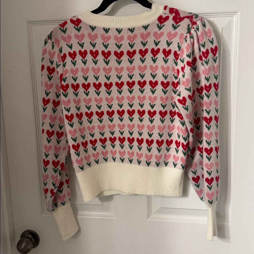 Jessica Simpson Heart-Pattern Button-Down Cardiga… - image 3